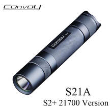 Convoy S21A Flashlight Torch with SST40 Led Inside S2 Plus 21700 Version High Powerful Potable Lighting Tactical Camping Lamp 2024 - buy cheap