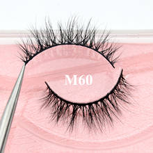 Visofree Mink Eyelashes 3D Mink Hair False Eyelashes Natural Thick Long Eye Lashes Fluttery Makeup Beauty Extension Tools M60 2024 - buy cheap