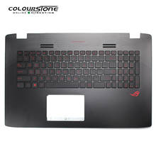 Funda para teclado de portátil, accesorio para GL752VW US UA RU, GL752VL, GL752V, GL752, con letras rojas retroiluminadas 2024 - compra barato