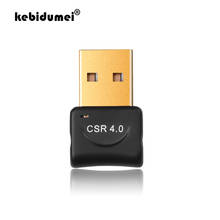 kebidumei Dual Mode Bluetooth Dongle CSR Chips V4.0 Free Driver USB Wireless Adapter for Windows 7/8/10/Vista XP 2000 2024 - buy cheap