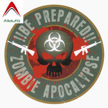 Aliauto Cool Car Stickers Zombie Apocalypse Be Prepared Auto Decorative Vinyl Decal for Tiguan Infiniti Peugeot Suzuki,12cm*12cm 2024 - buy cheap