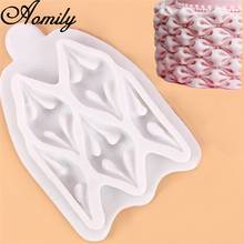 Aomily 3D Textile Shaped Silicon Fondant Cake Chocolate Jelly Candy Bakeware Mold Pastry Bar Ice Block Soap Mould Baking Tool 2024 - buy cheap