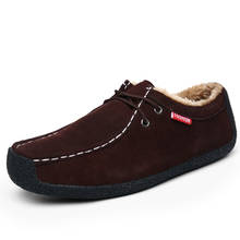 Sapatênis de couro masculino para inverno, mocassim confortável para homens, casual e da moda, sapato sem salto, loafer, qualidade para dirigir, 2019 2024 - compre barato