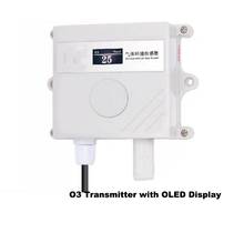 Transmissor do sensor da umidade da temperatura o3 do sensor da concentração do ozônio de 0v/0-5v/0-10v transmissor rs485 4-20ma do transmissor da zona 10ppm 2024 - compre barato