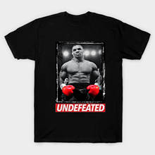 Iron Mike Tyson Boxing Undefeated Hall of Fame Cool Vintage Unisex T Shirt Cotton O-Neck Short Sleeve T Shirt New Size S-3XL 2024 - buy cheap