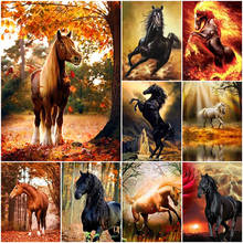 5D DIY Diamond Embroidery Horse Full Drill Mosaic Cross Stitch Diamond Painting Animals Home Wall Art Decoration 2024 - buy cheap