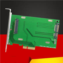 BTBcoin Adicionar No Cartão PCIE 3.0x4 Pista para U.2 U2 Kit SFF-8639 Adaptador Host para Motherboard Intel 750 2.5 "NVMe SSD PCIe Riser Card 2024 - compre barato