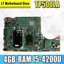 Nova akemy tp500ln tp500la ggm placa-mãe do portátil para For Asus tp500la tp500ld tp500l original mainboard 4gb-ram I5-4200U lvds/edp 2024 - compre barato