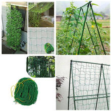 Red para plantas de frijol trepador, malla enrejadora de nailon verde para jardín, soporte de red, 1,8x0,9 m, 1,8x1,8 m 2024 - compra barato