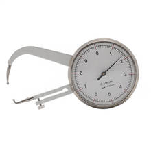 Medidor de espesor de Dial de vidrio, herramienta de medición, 0-10mm, 0,05mm 2024 - compra barato