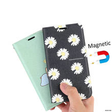 Capa de couro para xiaomi redmi, capa com flip magnético e macio, para modelos 6 6a 7 8 9a 9c redmi note 10 7 8 8t 9 9s pro max 2024 - compre barato