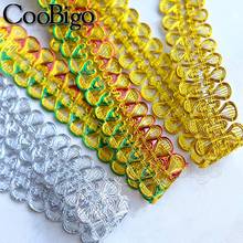 Silver Gold  Lace Ribbon Trims Curve Braided Lacework Fabric Butterfly Clothing Decor Garment Sewing DIY Accessories 35mm 1Meter 2024 - buy cheap