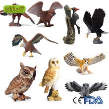 Simulation Wild Animals Eagle Owl Sea Eagle Cub Birds Model Figures Collection Cognition Educational Toys for Children Kids Gift 2024 - buy cheap