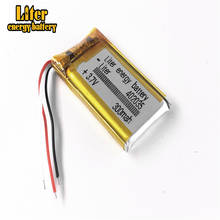 5pcs/lot 3 line Good Qulity 3.7V,300mAH,402035 Polymer lithium ion / Li-ion battery for TOY,POWER BANK,GPS,mp3,mp4 2024 - buy cheap