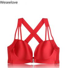 Weseelove roupa interior feminina sexy push up bralette lingerie sutiã plus size beleza voltar ajustado fio sutiã livre sutiã X38-3 2024 - compre barato