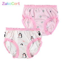 2 pcs/lot Girls Panties Cotton Kids Baby Girl Briefs Floral Shorts Underwear For 2-8Y Children Underpants Random Colors 2024 - buy cheap