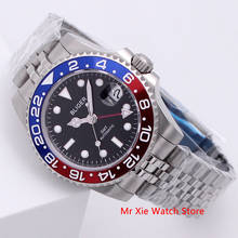 Bliger 40mm Automatic Mechanical Men Watch Luxury Sapphire Crystal Ceramic Bezel GMT Watch Luminous Waterproof Wristwatch Men 2024 - buy cheap