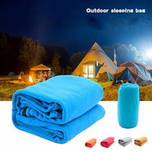 Outdoor Fleece Sleeping Bag Liner Sheet Camping Sleep Sack Backpacking Blanket Ultralight Tent Bed Travel Hiking Sleeping Bag 2024 - buy cheap