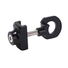 Ajustador de tensor de cadena de bicicleta, perno de sujeción de aleación de aluminio, tornillo de una sola velocidad para bicicleta Bmx Fixie, color negro 2024 - compra barato