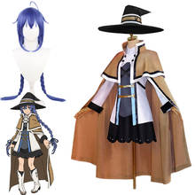 Fantasia de cosplay de mushoku tensei e migurdia, roupa feminina do anime roxy migurdia, roupão assistente, para cosplay 2024 - compre barato