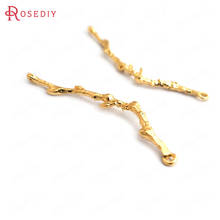 (F108)10 pieces 35x7mm 24K Gold Color Brass Tree Branch Charms Pendants High Quality Diy Accessories Jewelry Findings 2024 - buy cheap