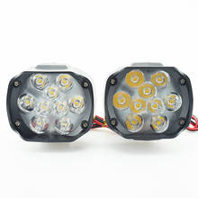 Faro antiniebla para motocicleta, lámpara led de trabajo para conducción de motor, 12v, 6500K 2024 - compra barato