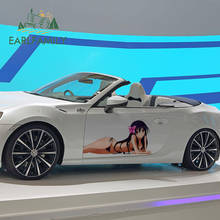 EARLFAMILY 43 см x 21,4 см, большие наклейки на автомобиль, для сексуальной красоты, Accel World Kuroyukihime DIY, водонепроницаемые виниловые наклейки для автомо... 2024 - купить недорого