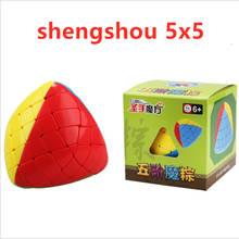 Shengshou-cubo mágico de 5x5x5, cubo mágico Mastermorphix 5x5x5, Cubo de velocidad de bola de masa de arroz, Cubo de rompecabezas shengshou 5x5 Mastermorphix 2024 - compra barato