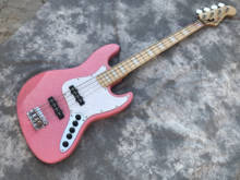 China Electric BASS Guitar  4 string electric bass guitar BASS  GuitarThe pink metal particles, free shipping 2024 - buy cheap
