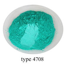#4708 Green Blue Pearl Powder Pigment DIY Dye Colorant for Soap Nail Decoration Painting Car Arts Crafts 50g Mineral Mica Powder 2024 - buy cheap