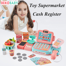 BEKABABY-caja registradora electrónica para supermercado, juguetes educativos de aprendizaje, juguete multifuncional para padres e hijos, 24 unids/set por juego 2024 - compra barato