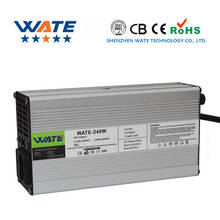 24V 8A Charger 24V Lead acid Battery Charger Output 27.6V With Fan Aluminum Shell Smart Charger 2024 - buy cheap