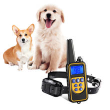 Sistema de cercado eléctrico para mascotas, Collar de choque con Control remoto, impermeable, eléctrico para perros grandes, dispositivo de entrenamiento para mascotas 5 2024 - compra barato