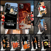 Cartoon Tintin Phone Case Cover Hull For iphone 5 5s se 2 6 6s 7 8 12 mini plus X XS XR 11 PRO MAX black art back pretty bumper 2024 - buy cheap
