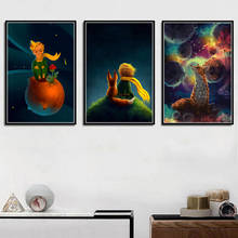 NT016 Oil Painting Hot Little Prince Rose Fox Alien Anime Cartoon Poster Wall Art Picture Prints Canvas Living Home Room Decor 2024 - buy cheap