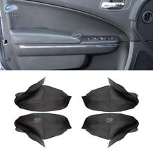 For Dodge Charger 2011 2012 2013 2014 2015 2016 2017 2018 2019 Microfiber Leather Front 2 Door Armrest Panel Cover Sticker Trim 2024 - buy cheap