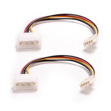 Cable adaptador IDE de 4 pines para dispositivos flexibles, adaptador para fuente de alimentación, 4p, 4p, 2 unidades 2024 - compra barato