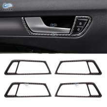 For Audi Q5 2009 2010 2011 2012 2013 2014 2015 2016 2017 Carbon Fiber 4PCS Car Door Handle Bowl Door Lock Frame Cover Trim 2024 - buy cheap