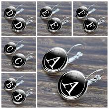 26 Letters Hook Earrings PersonalityTeam Name Hook Earrings Men Women Fashion Earrings Gift 2024 - buy cheap