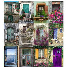 5d Diamond Embroidery 5D DIY Doors and windows landscapes Diamond Painting Christmas Cross Stitch Full square Rhinestone Mosaic 2024 - buy cheap