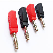 NCHTEK Radioshack Stackable Banana Male Plug Jack Connector , Red+Black/Free Shipping/5PAIRS(10PCS) 2024 - buy cheap