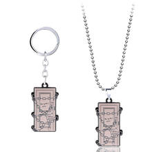 Silent 2 Keychain Scary Game Open the Door Metal Enamel Pendant Keyring Men Women Fashion Jewelry llaveros 2024 - buy cheap