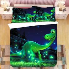 Dinosaur World 3D Printed 2/3pcs Bedding Set Duvet Cover Bed Cover Set Cartoon Design Bedspread Home Textile Kids Boy Bedclothes 2024 - buy cheap