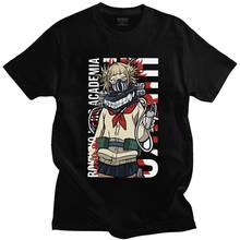 Camiseta de Himiko Toga de My Hero Academia para hombres, camiseta de Manga corta de Anime, Camiseta de algodón de ajuste Regular, camiseta de Merch 2024 - compra barato