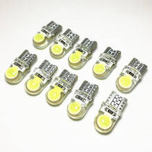 50pcs Car Silica gel T10 LED W5W 168 194 Trunk Lamp COB Reading lamp White Turn Signal Clearance Lights License Plate Ligh 12V 2024 - buy cheap