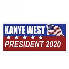 SZWL John Galt & Kanye West for President 2020 Vinyl Car Sticker Waterproof Sunscreen Decal Auto Bumper Sticker,13cm*6cm 2024 - buy cheap