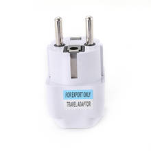 Universal EU Plug Adapter International AU UK US To EU Euro KR AC Travel Adapter Electrical Plug Converter Power Socket 1pcs 2024 - buy cheap