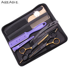 AQIABI barberia tijeras peluqueria tijeras para el cabello, tijeras para adelgazar, tijeras para cortar el pelo, tijeras para peluquero, tijeras de peluqueria professional tijetas pars el cabello Pet Scissors A1029- 2024 - compra barato