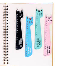 30pcs/lot Cat Wood Ruler Measuring Straight Ruler Tool Learning office School Gift Stationery Wholesale 2024 - buy cheap