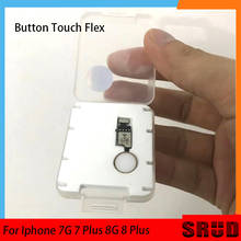 Аналогичный-оригинальная универсальная кнопка домой гибкий кабель для-Iphone 7 7 Plus 8 8 Plus ключ возврата без Touch ID 2024 - купить недорого